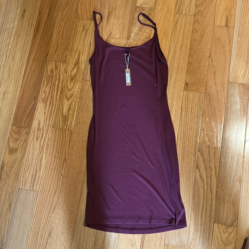 Medium skims soft lounge dress - maroon